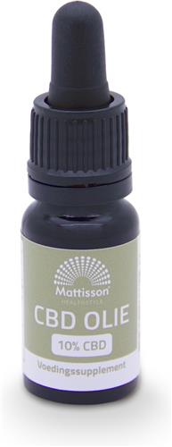 Mattisson - CBD Olie 10% - Cannabidiol (CBD) - In Nederland Gekweekt - 10 ml