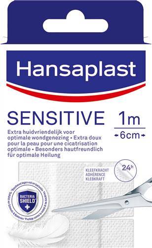 Hansaplast Sensitive Pleisters - Wondpleisters - Wondverzorging - 1m x 6cm