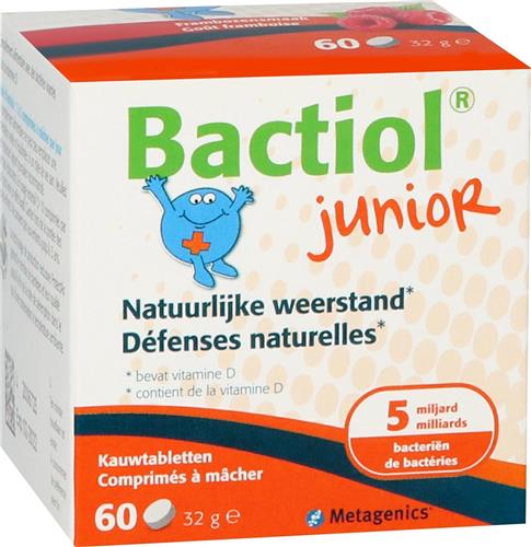 Metagenics Bactiol junior - 60 kauwtabletten