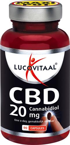 Lucovitaal CBD capsules 20 milligram Supplement - 90 capsules