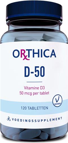 Orthica D-50 (Vitaminen) - 120 Tabletten