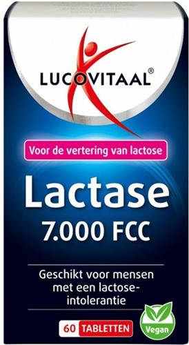 2x Lucovitaal Lactase 7000 FCC 60 tabletten