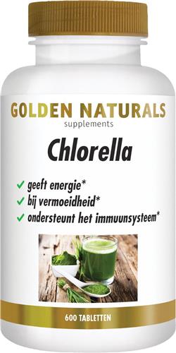 Golden Naturals Chlorella (600 veganistische tabletten)