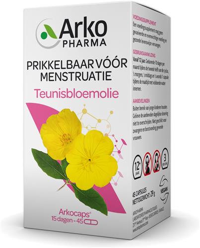 Arkopharma Arkocaps Teunisbloemolie - 45 Capsules - Voedingssupplement