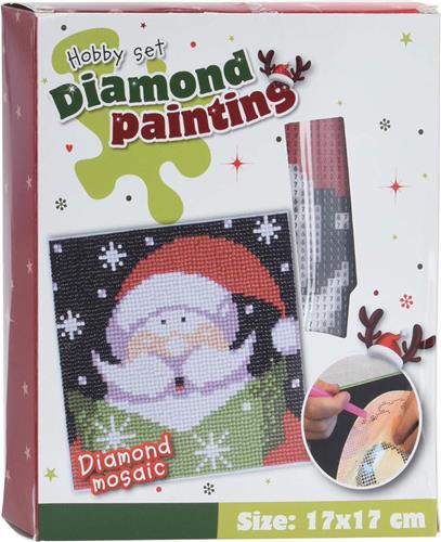 Merkloos Diamant painting set 17X17cm 1set