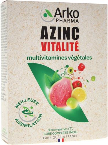 Arkopharma Azinc Vitality Multivitaminen 30 Tabletten