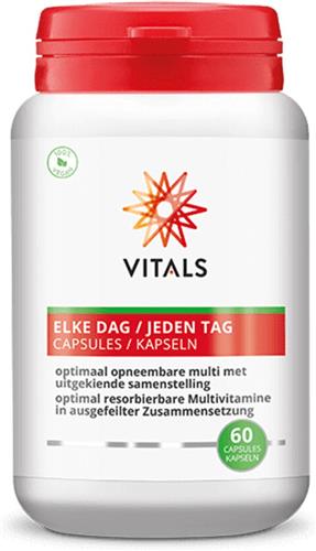 Vitals - Elke Dag - multivitamine - 60 Capsules