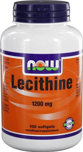 NOW  Lecithine 1200 mg - 100 softgels