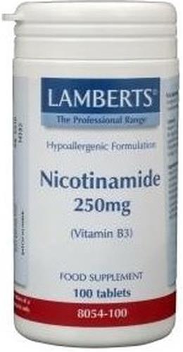 Lamberts - Nicotinamide - Vitamine B3 - 250 mg - 100 tabletten