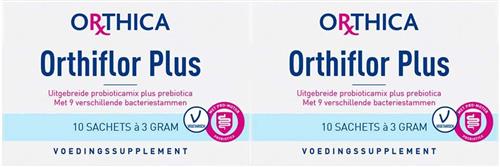 2x Orthica Orthiflor Plus Probiotica 10 sachets