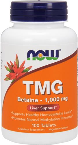 NOW Foods - TMG 1000 mg (100 tabletten)