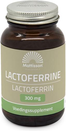 Mattisson - Lactoferrine 95% 300mg - Lichaamseigen Ijzerbindend Eiwit - Supplement - 30 Capsules