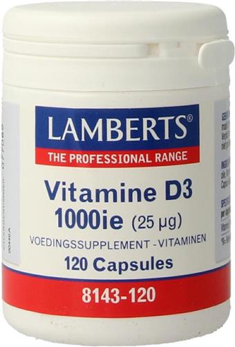 Lamberts Vitamine D3 25 mcg 120 capsules