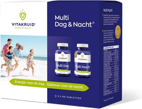 Vitakruid Multi Dag and Nacht Voedingssupplement - 90 Dag tabletten - 90 Nacht Tabletten