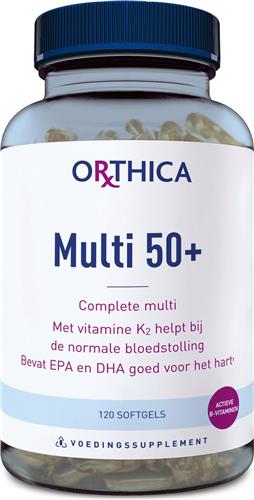 Orthica Multi 50+ (multivitamine-supplement) - 120 softgels