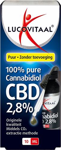 Lucovitaal Hennep Cannabidiol CBD 2.8% Voedingssupplement - 10 milliliter