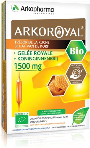 Koninginnenbrij 1500 Mg Bio Om Weerstand te Versterken - 20 Ampullen 1 per dag