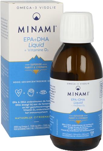 Minami EPA & DHA Liquid + Vitamine D3 150 ml