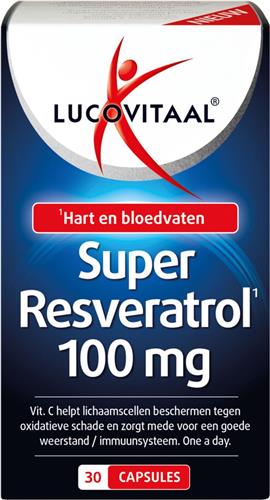 3x Lucovitaal Super Resveratrol 100 mg 30 capsules