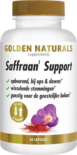 Golden Naturals Saffraan Support (60 capsules)