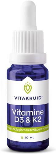 VitaKruid Vitamine D3 & K2 10 ml