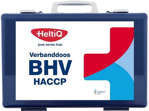 HeltiQ BHV Verbanddoos Modulair HACCP Blauw