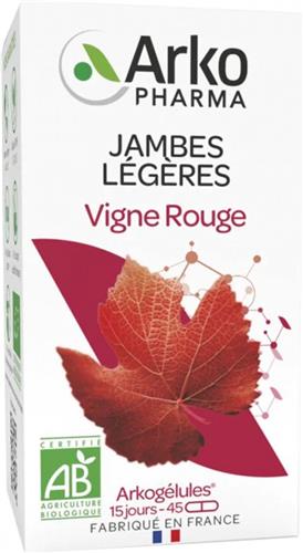 Arkopharma Arkogélules Vigne Rouge Bio 45 Gélules