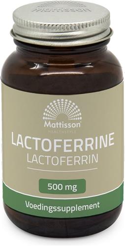 Mattisson - Lactoferrine 95% 500 mg - Lichaamseigen Ijzerbindend Eiwit - Supplement - 30 Capsules