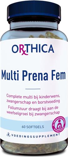 Orthica Multi Prena Fem (multivitaminen) - 60 softgels