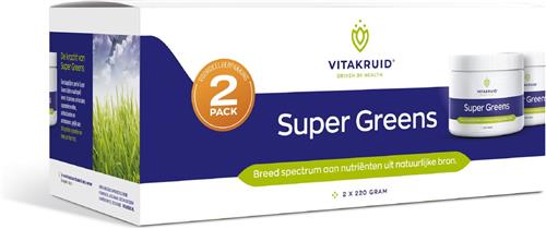 Vitakruid Super Greens 2 Pack 2 x 220 gram