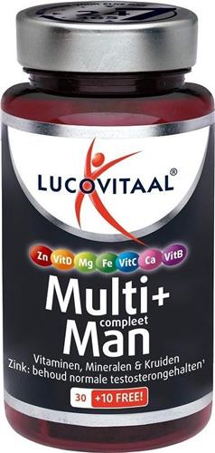 Lucovitaal Multivitamine Supplementen - Compleet Man - 40 Tabletten