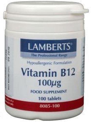 Lamberts Vitamine B12 100µ - 100 Tabletten - Vitaminen