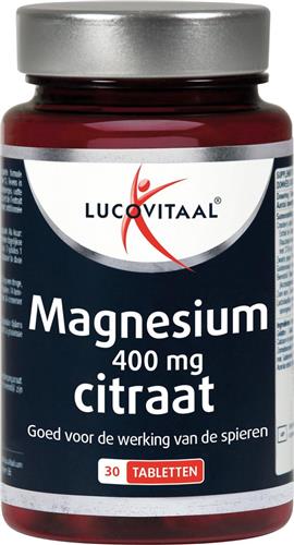 Lucovitaal - Magnesium Citraat tabletten - 30 tabletten - Voedingssupplementen