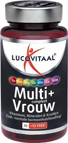 Lucovitaal Multivitamine Supplementen - Compleet Vrouw - 40 Tabletten