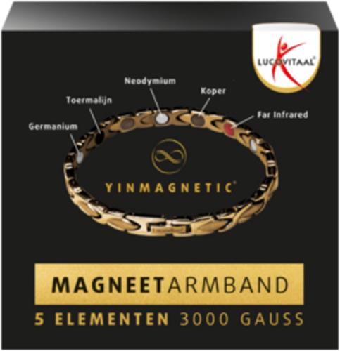 Lucovitaal Yinmagnetic Magneet Armband Goud