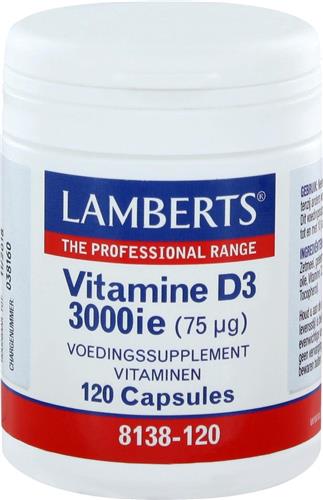 Lamberts Vitamine D3 3000IE/75mcg (120ca)