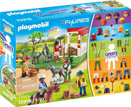 PLAYMOBIL My Figures Paardenboerderij - 70978