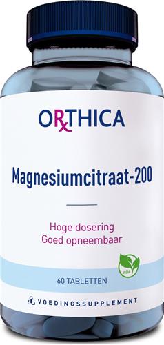 Orthica Magnesiumcitraat-200 60 tabletten