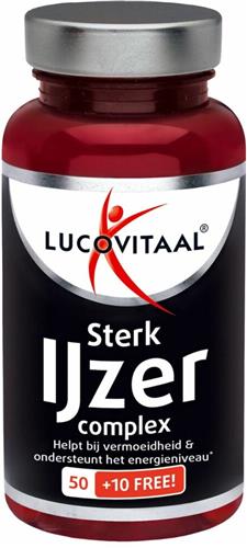 Lucovitaal Sterk IJzer Complex Voedingssupplement - 60 tabletten