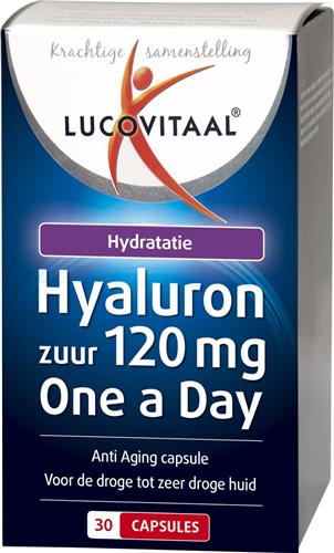 Lucovitaal Hyaluronzuur 120 mg One a Day Voedingssupplement - 30 capsules