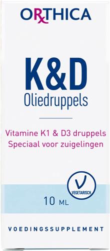 Orthica K&D Oliedruppels voor Zuigelingen - 10 ml