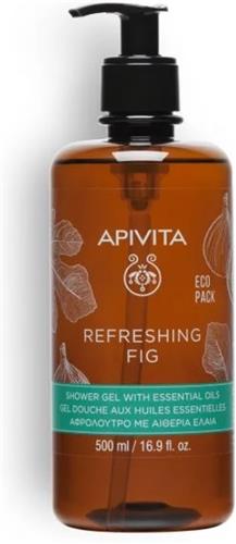 Apivita Body Care Refreshing Fig Shower Gel 500ml