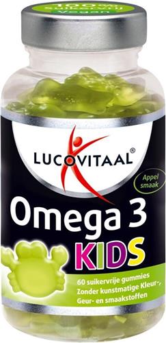 Lucovitaal - Omega 3 kids Gummies - Appel - 60 stuks