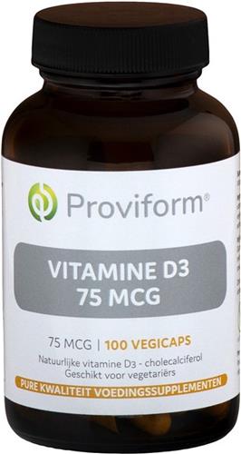 Proviform Vitamine D3 75 mcg - 100 vcaps