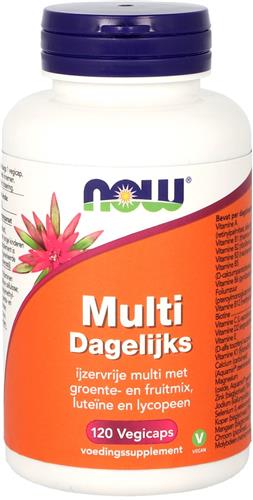 NOW Multi Dagelijks - 120 vegicaps - Multi preparaat