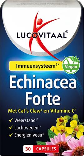 Lucovitaal Echinacea Forte Met Cat's Claw 30 capsules