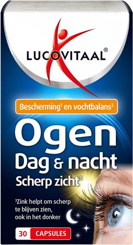 Lucovitaal - Ogen Dag & Nacht Scherp Zicht - 30 capsules - Voedingssupplementen