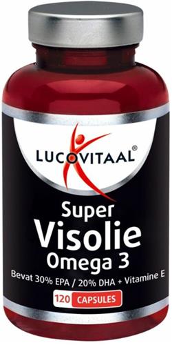 2x Lucovitaal Visolie Super Omega 3 120 capsules