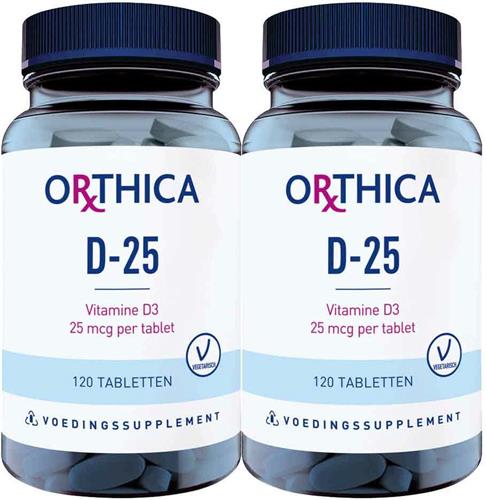 2x Orthica D-25 120 tabletten