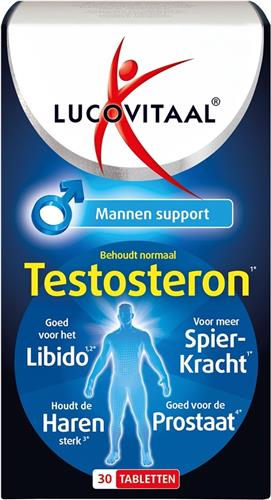 Lucovitaal Voedingssupplementen Testosteron Mannen Support 30Tabletten